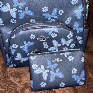 COACH Butterfly Bakcpack with matching Wallet